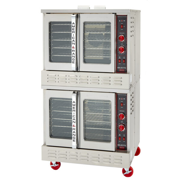 Majestic Convection Ovens Gas Standard MSD-2HE double deck, Energy Star® 108,000 BTU/hr.